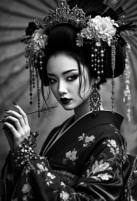Grayscale Geisha