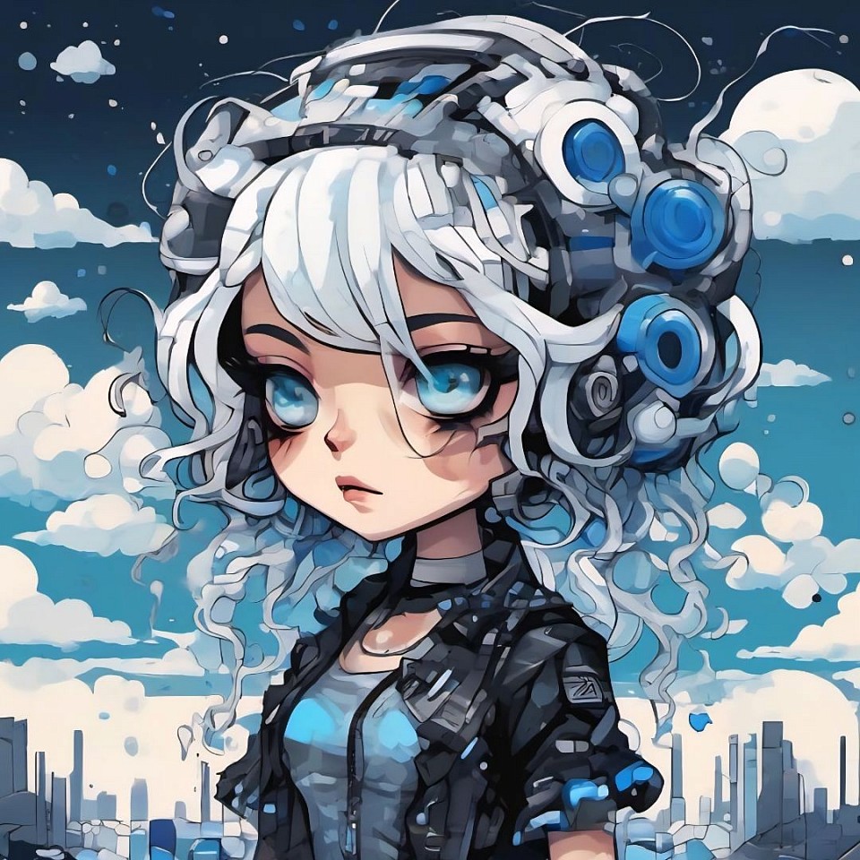 Pixel Pocket Pal Blue